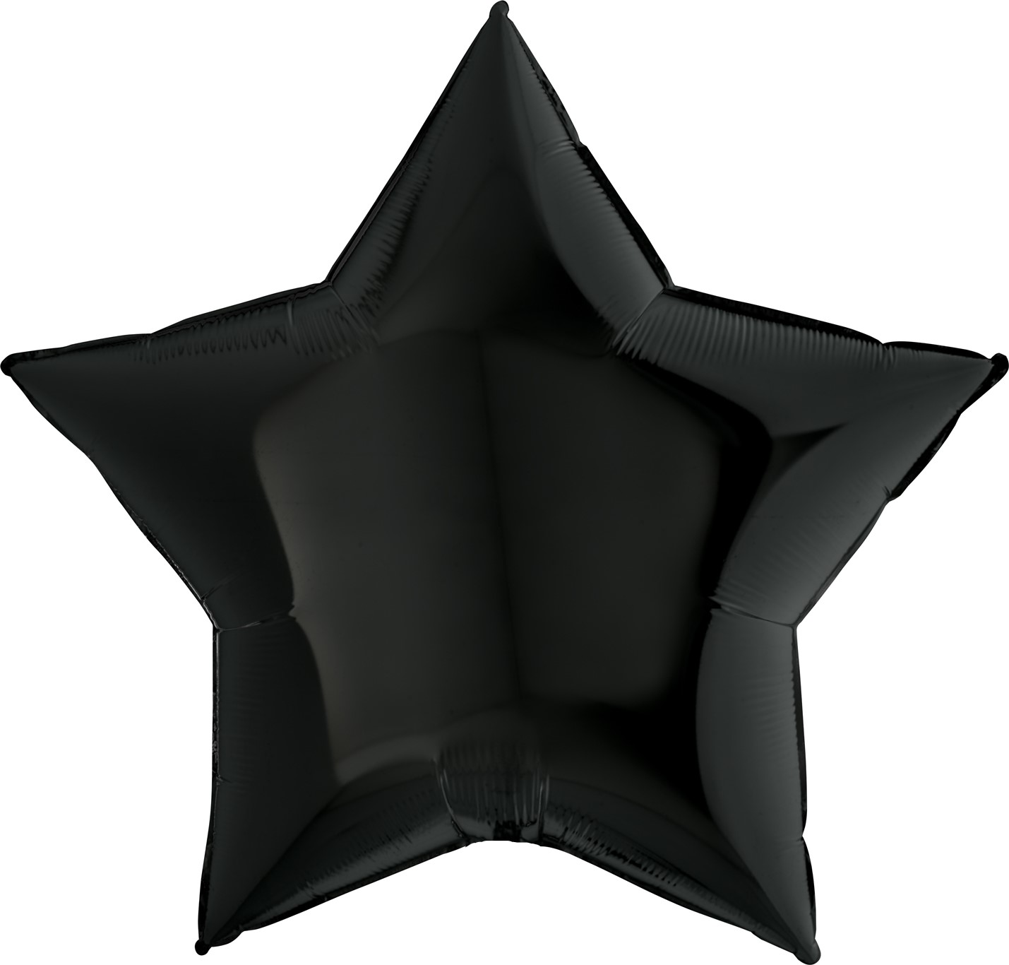 Картинка Шар (36''/91 см) Звезда, Черный, 1 шт. от магазина GelShariki