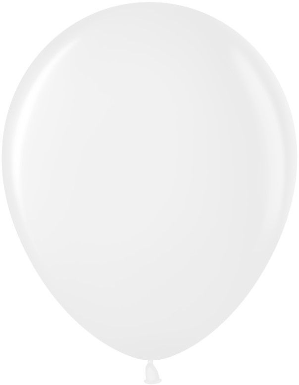 Картинка Шар (12''/30 см) Белый, пастель от магазина GelShariki