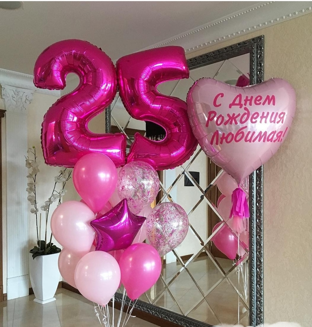 шары на день рождения девушке фото