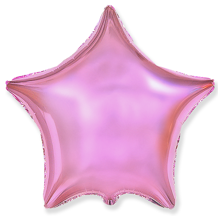 Картинка Шар (18''/46 см) Звезда, Светло-розовый, 1 шт. от магазина GelShariki