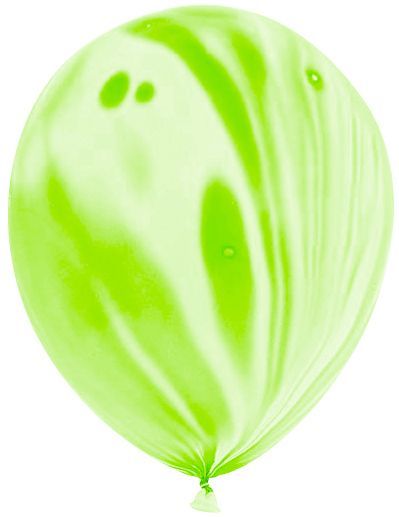 Картинка Шар Мрамор (12''/30 см) Зеленый, агат от магазина GelShariki