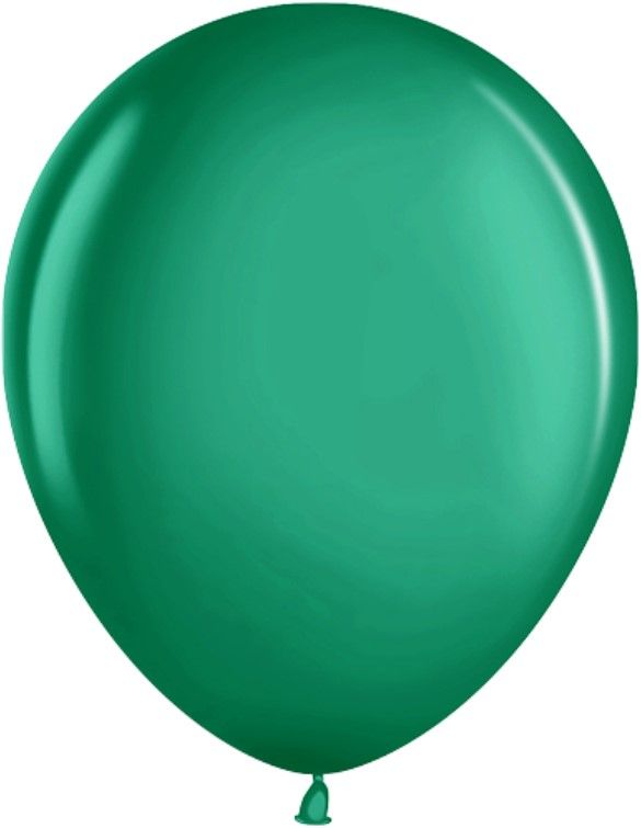Картинка Шар (12''/30 см) Зеленый, металлик от магазина GelShariki