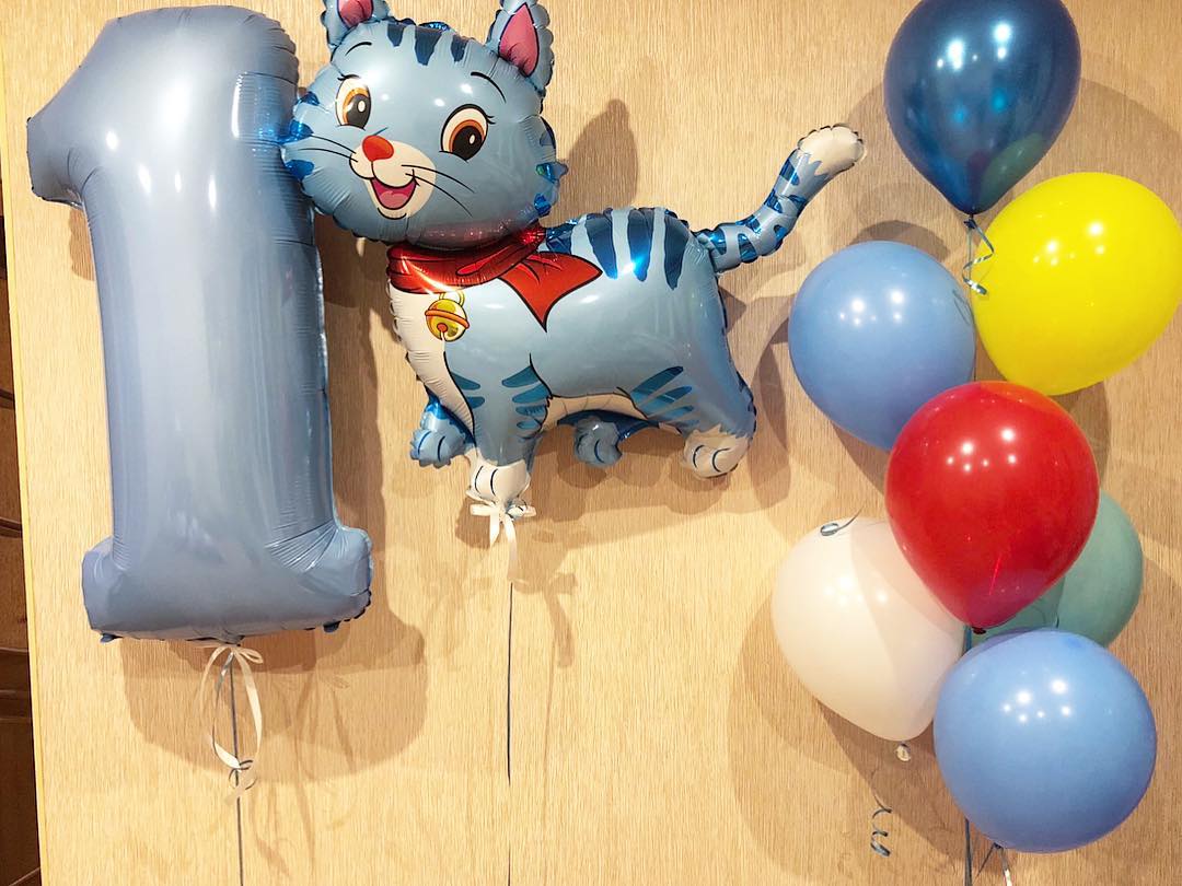 Картинка Набор шаров «Котенок» от магазина GelShariki